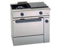 Cocina a gas con fuego, placa y horno CG-210