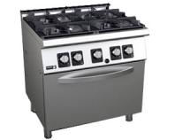 Cocina a gas con 4 fuegos con horno CG-741